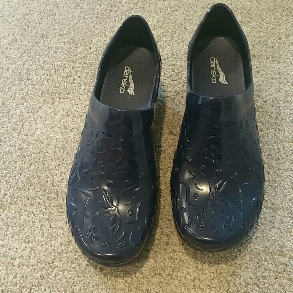 Dansko blue plastic clogs 40 NEW